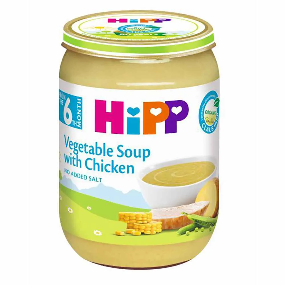 HIPP KASICA BIO SUPA OD POVRCA SA PILETINOM 190G