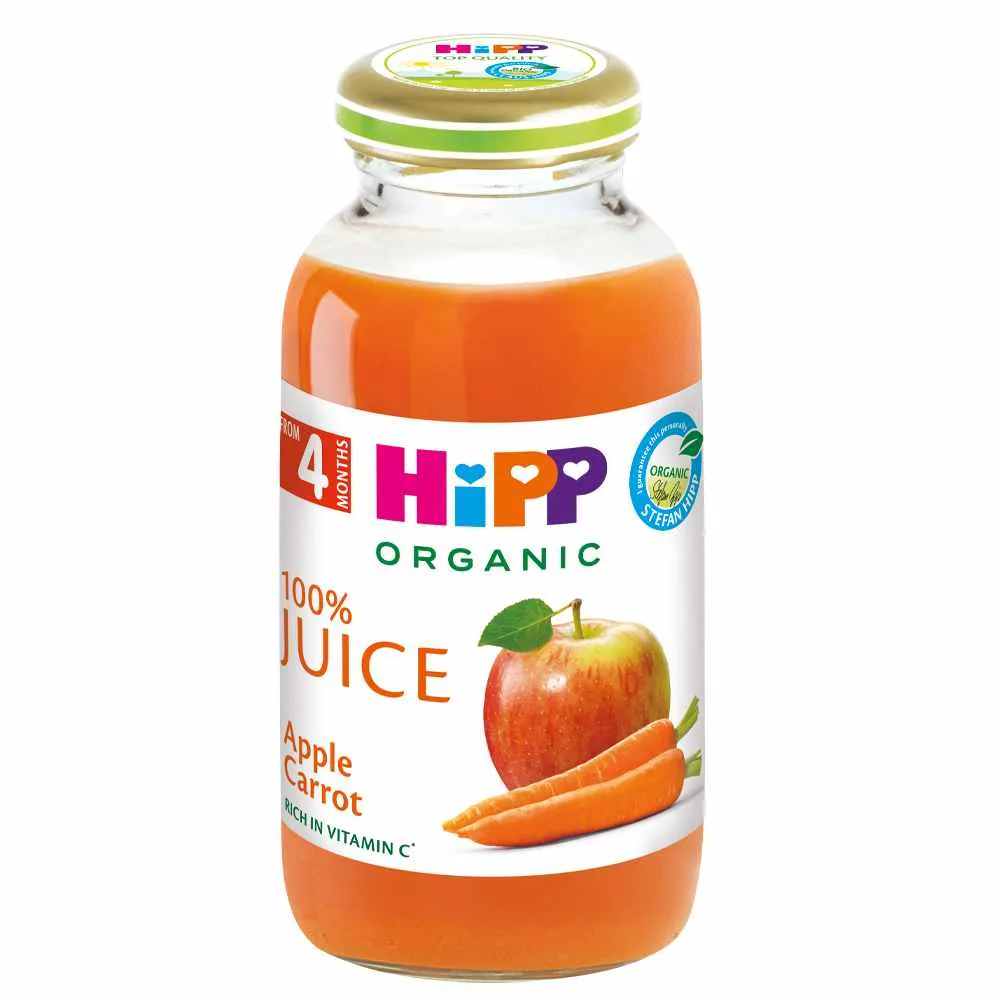 HIPP BIO SOK OD JABUKE I SARGAREPE 200ML 4M+