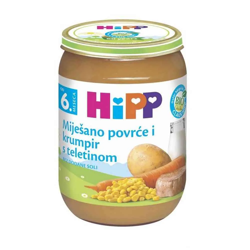 HIPP KASICA POVRCE, KROMPIR I TELETINA 190G