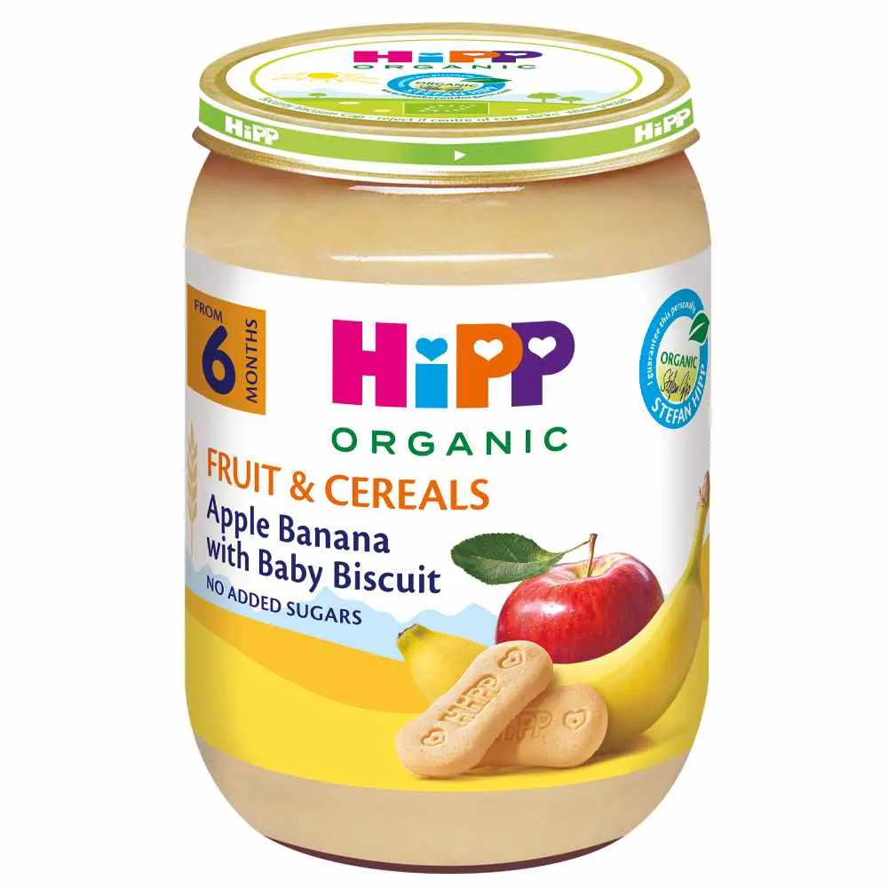HIPP KASICA JABUKA I BANANA SA KEKSOM 190G