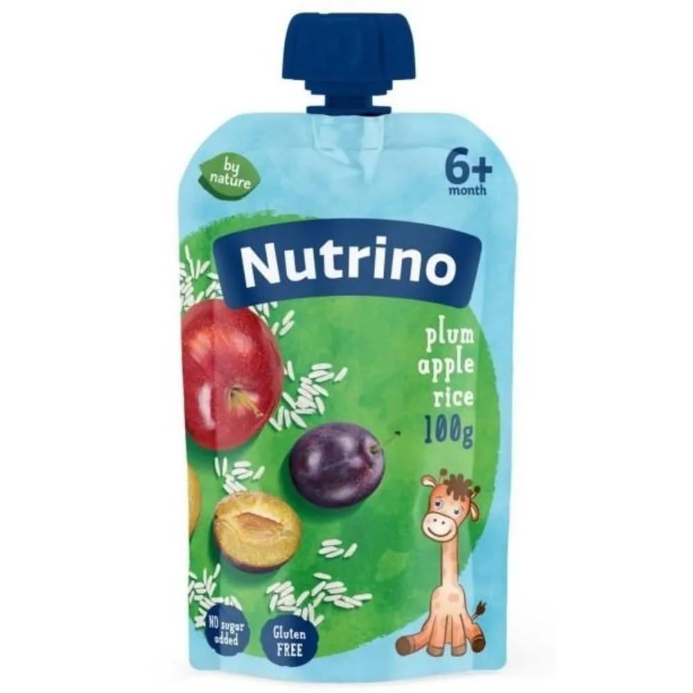 NUTRINO POUCH JABUKA SLJIVA PIRINAC100G