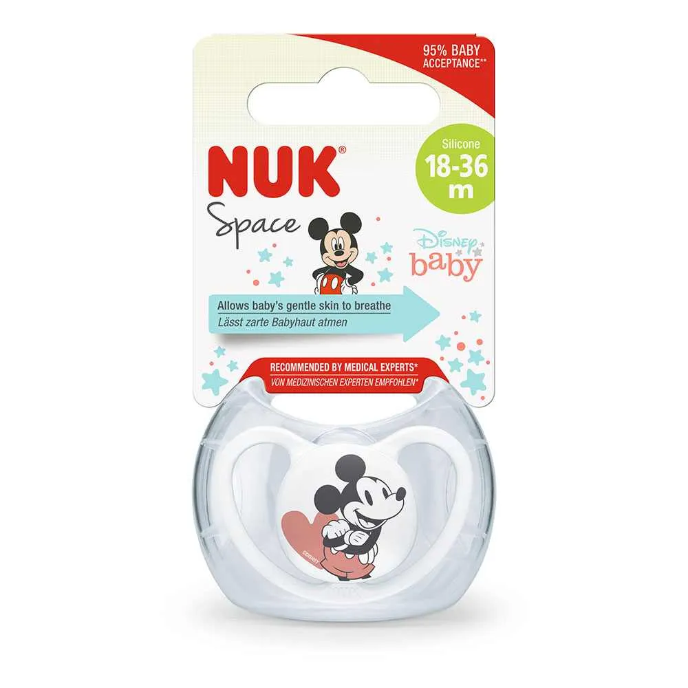 NUK VARALICA SILIKON 18-36M MICKEY SPACE