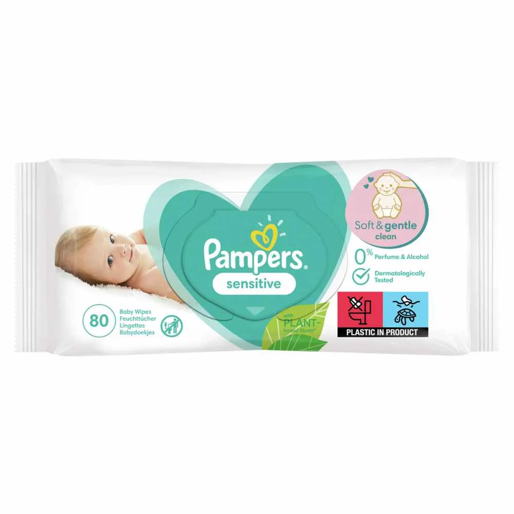 PAMPERS VLAZNE MARAMICE SENSITIVE 80KOM