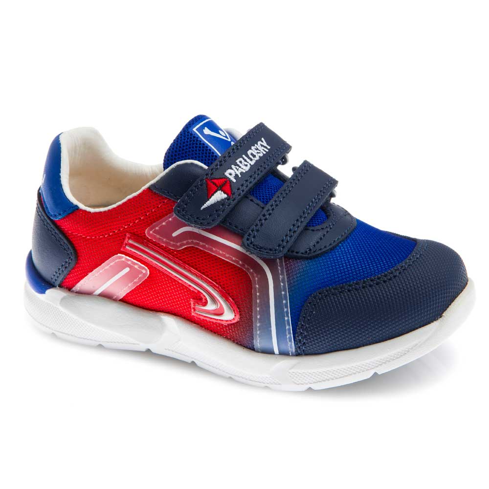 Pablosky Barefoot Sneaker Für Baby-Mädchen – Atmungsaktiv, Mit Klettverschluss & Rutschfester Sohle