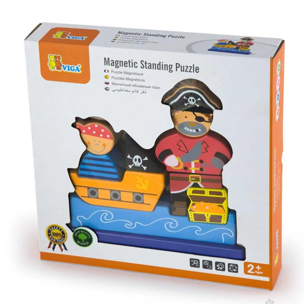 VIGA MAGNETNE PUZZLE PIRATI 50077