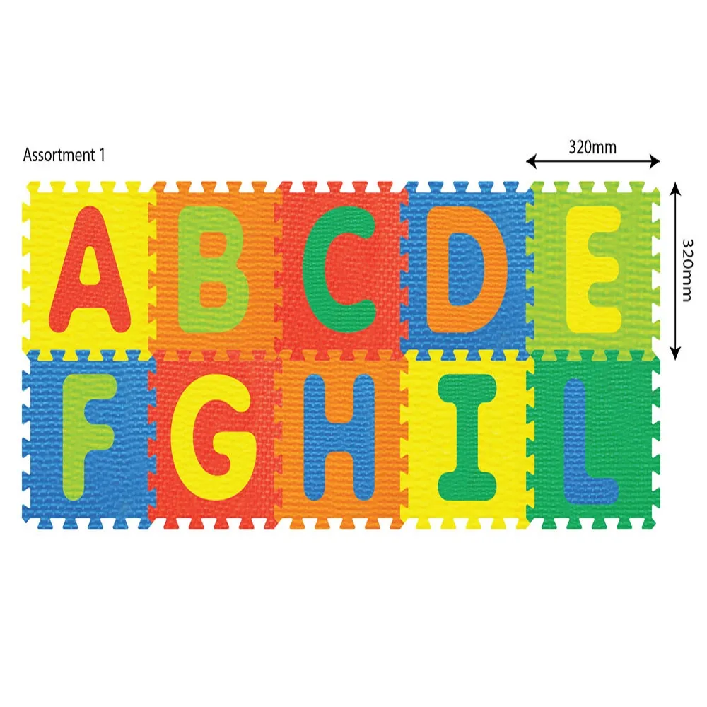 PODNE PUZZLE ALFABET 10 KOM 320X320X100