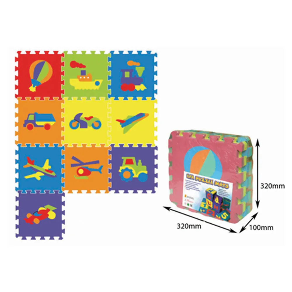 PODNE PUZZLE VOZILA 10 KOM 320X320X100