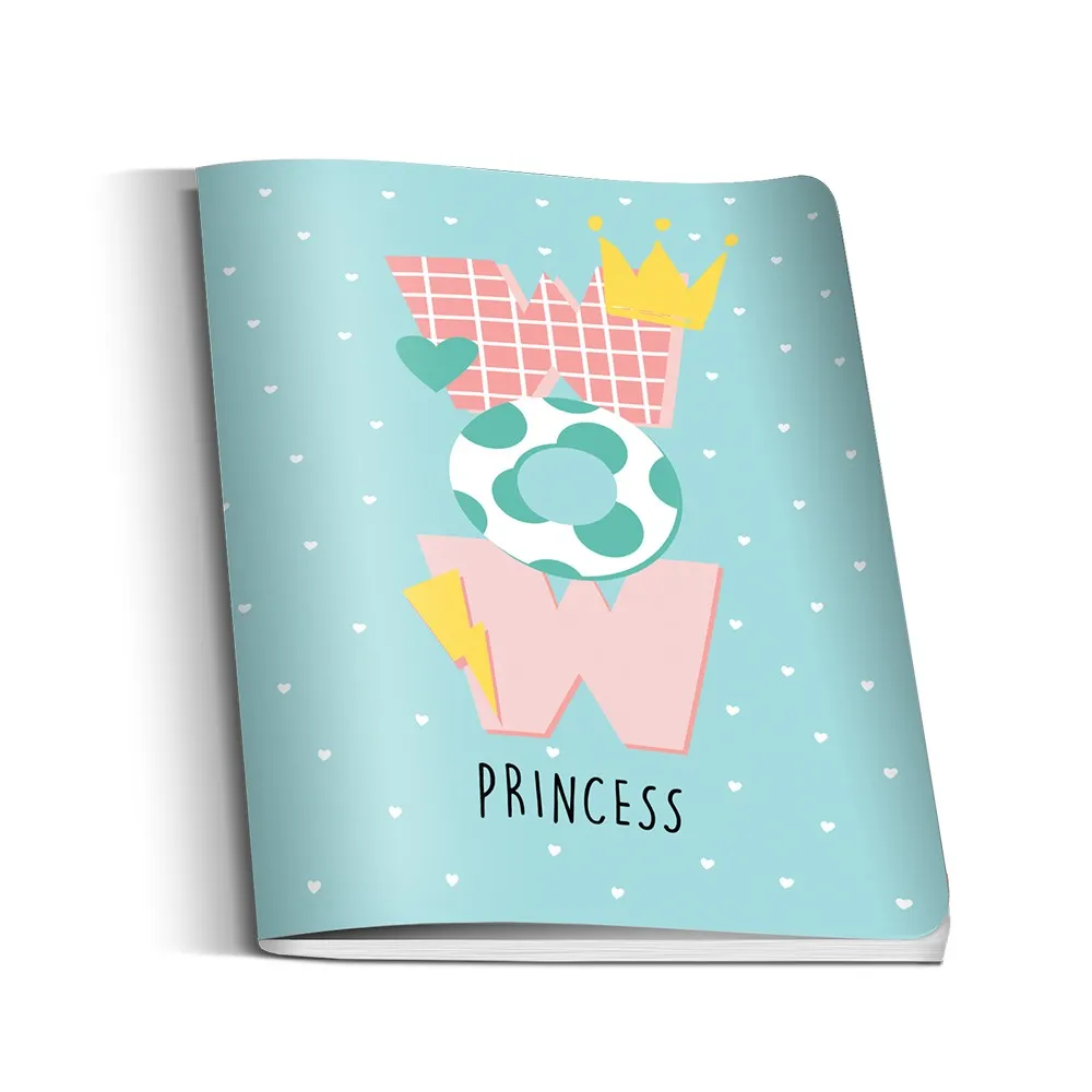 SAVPO SVESKA A4 COOL PRINCESS MEK POVEZ UV LAK KOCKA