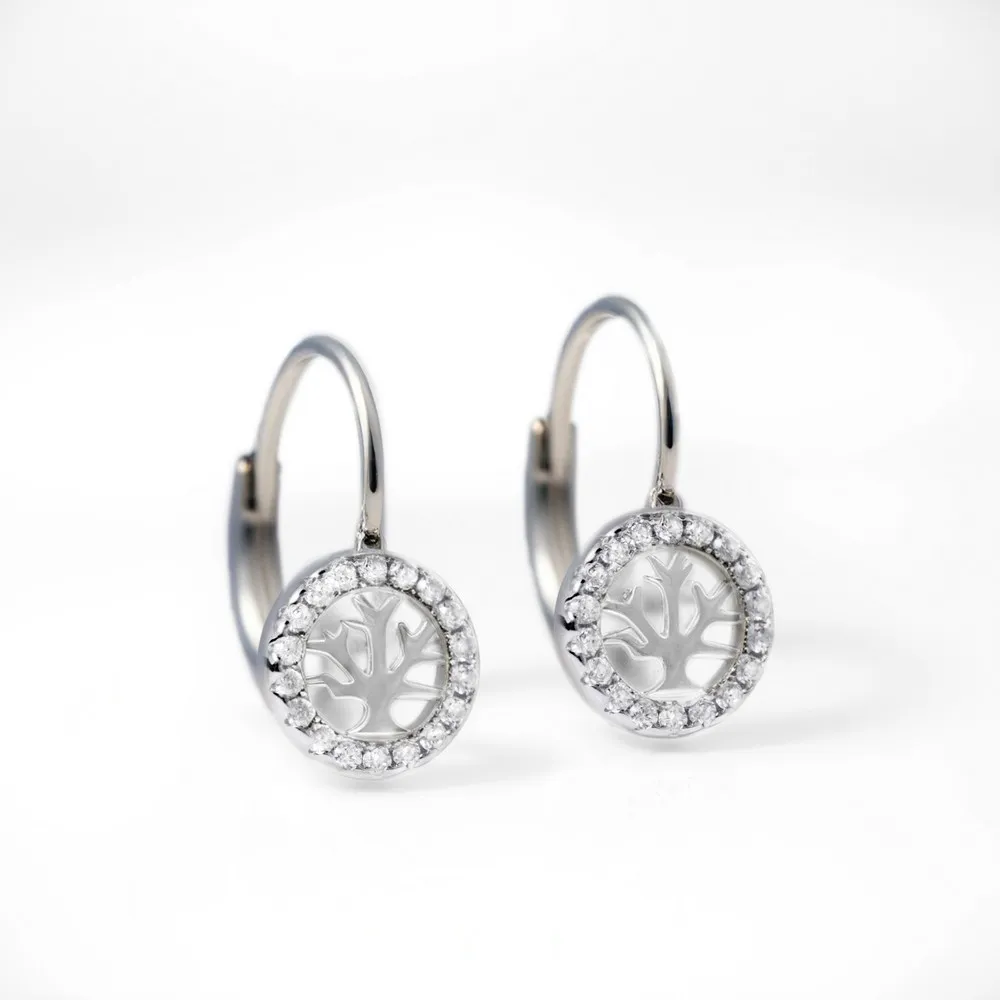 SILVER LINE MINDJUSE DRVO ZIVOTA SA CIRKONIMA I SIGURNOM KOPCOM 