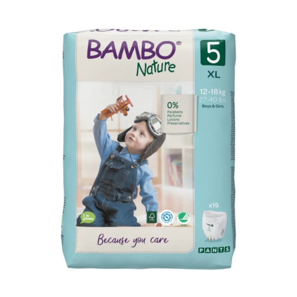 BAMBO PELENE GACICE NATURE 5, 12-18KG, 19KOM