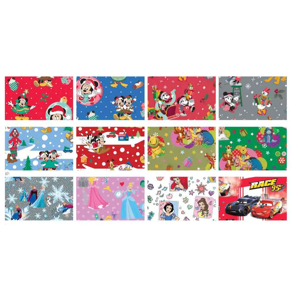 UKRASNI PAPIR DISNEY XMASS 200x70cm