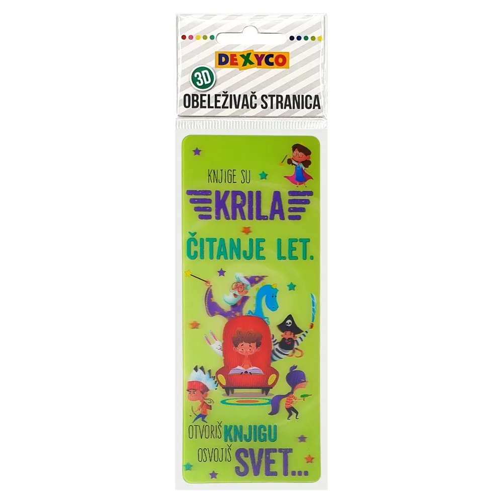 3D OBELEZIVAC STRANICA KNJIGE SU KRILA