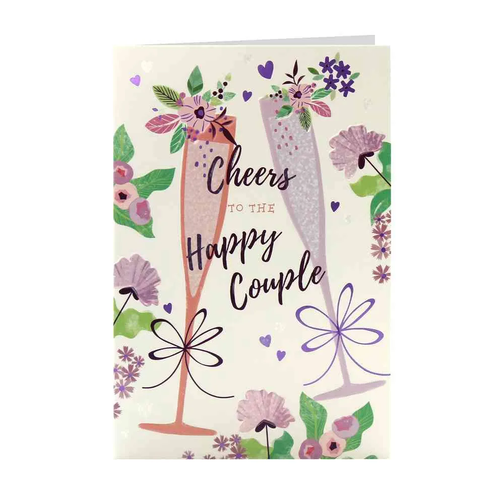 ČESTITKA CHEERS TO THE HAPPY COUPLE 