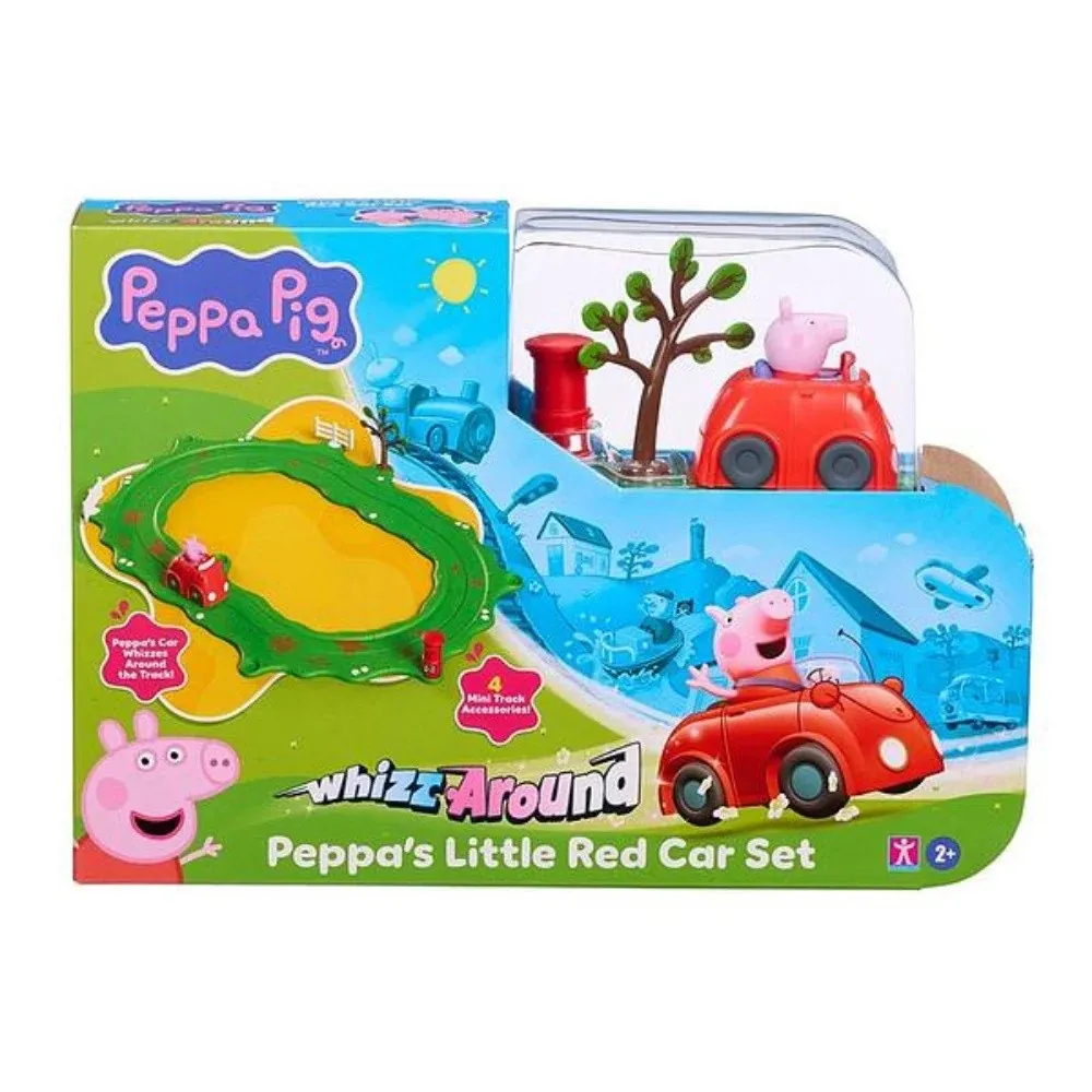 PEPPA PIG WHIZZ AROUND PEPIN CRVENI AUTO SET 