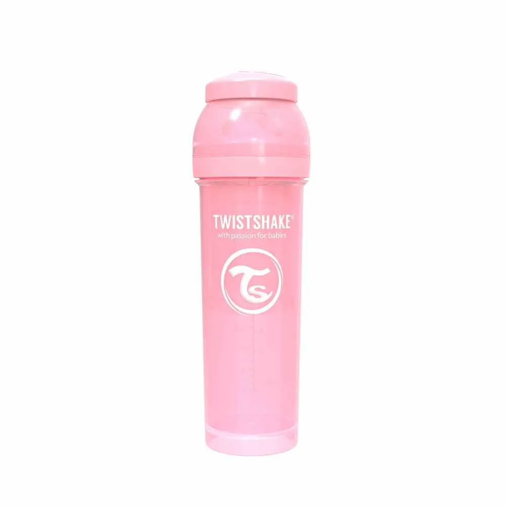 TWISTSHAKE FLASICA ZA BEBE 330 ML PASTEL PINK