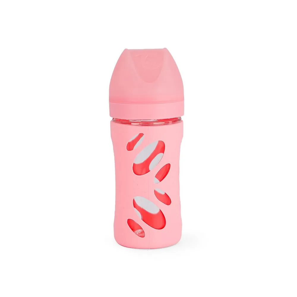 TWISTSHAKE ANTI-COLIC STAKLENA FLASICA 260ML PASTEL PINK