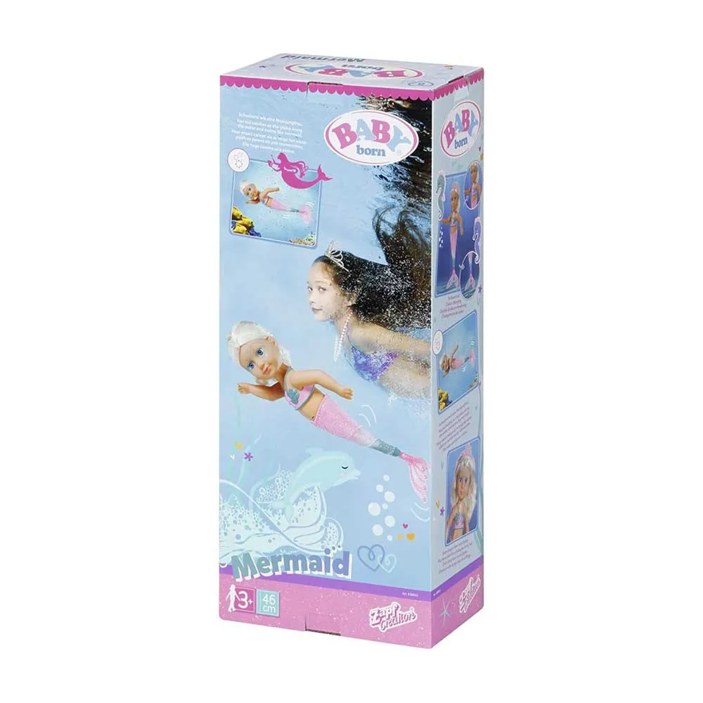 BABY BORN LITTLE SISTER MERMAID