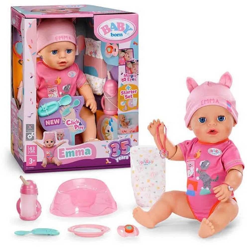 BABY BORN EMA CLICK AND PLAY 43 CM 