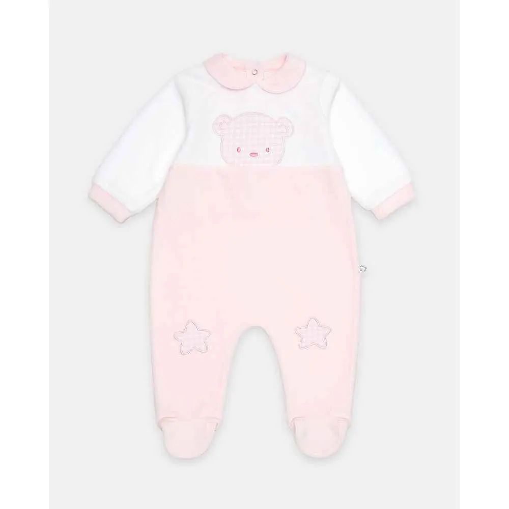 BLUKIDS ZEKA ROMPER BEAR FACE VELOUR G POTPOURRI