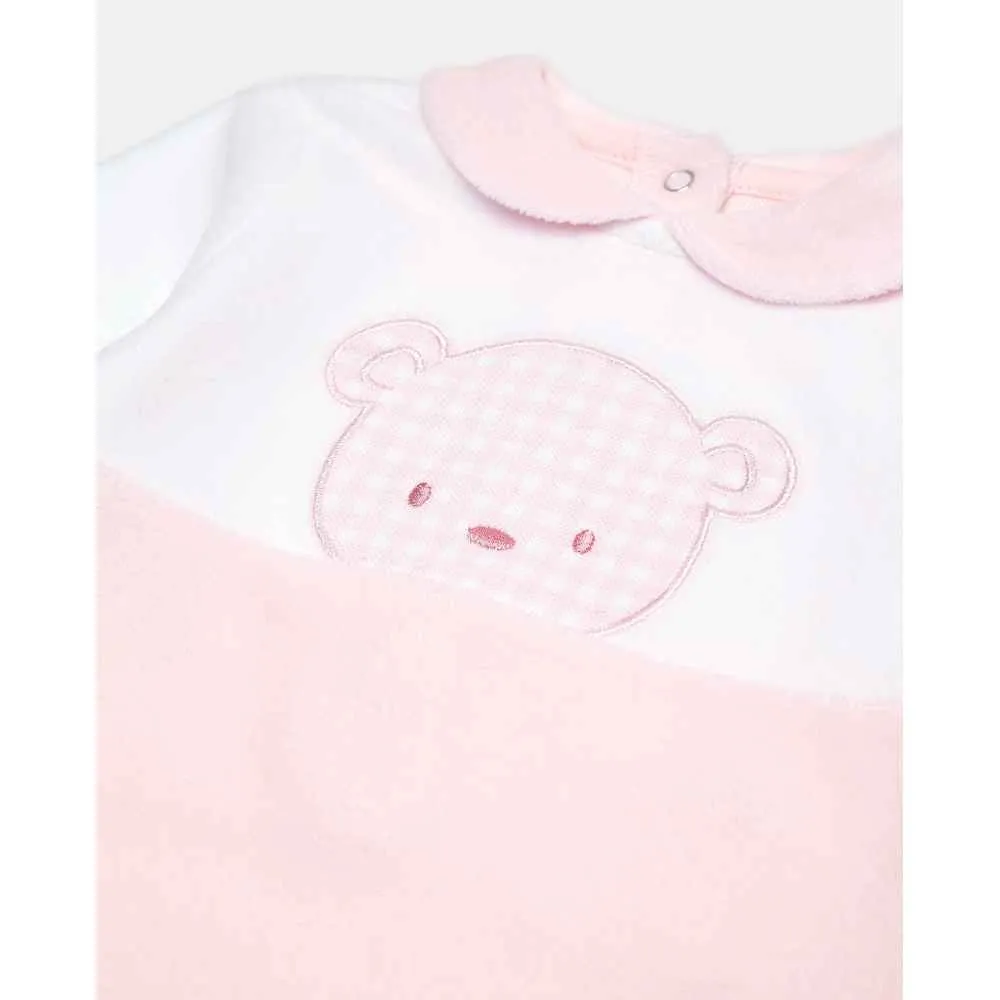BLUKIDS ZEKA ROMPER BEAR FACE VELOUR G POTPOURRI