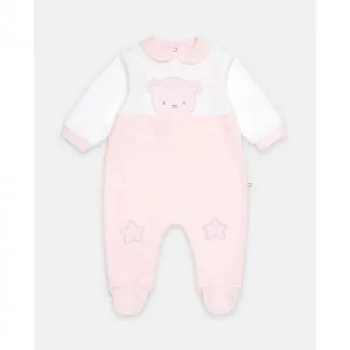 BLUKIDS ZEKA ROMPER BEAR FACE VELOUR G POTPOURRI 