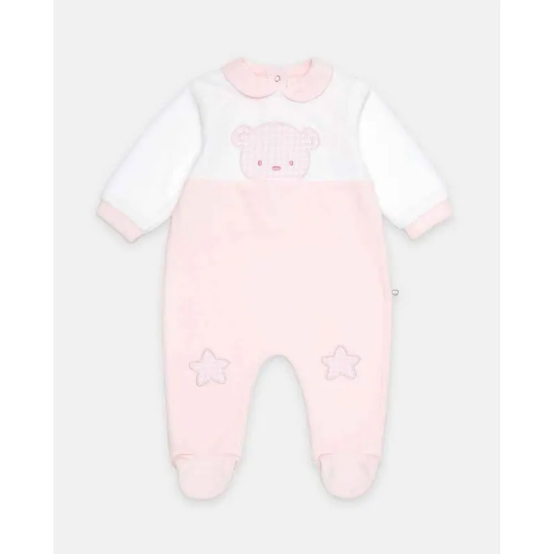 BLUKIDS ZEKA ROMPER BEAR FACE VELOUR G POTPOURRI
