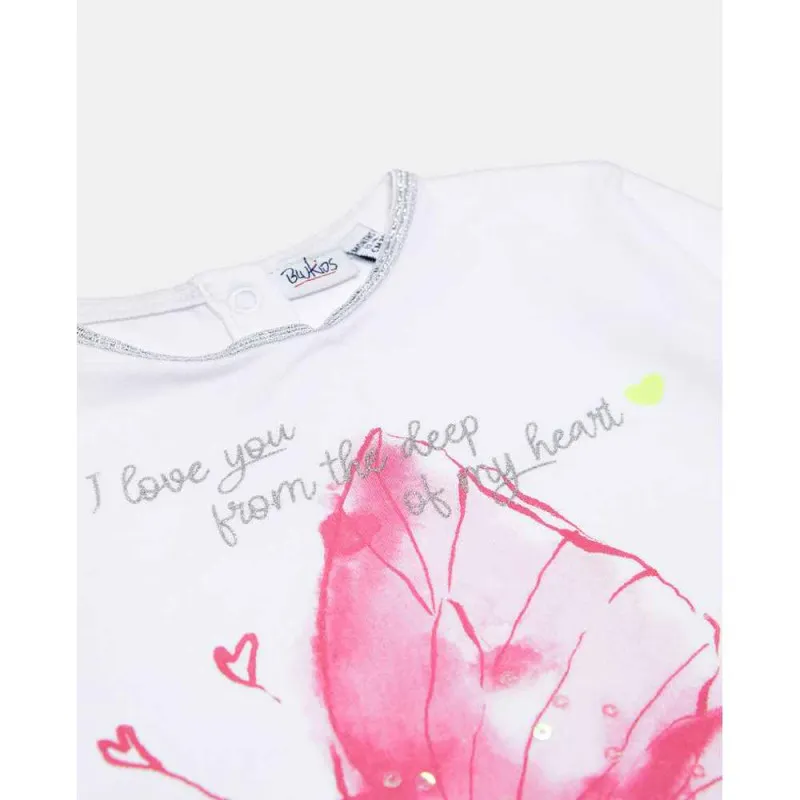 BLUKIDS MAJICA KRATAK RUKAV TSHIRT BRILLIANT WH