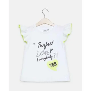BLUKIDS MAJICA KRATAK RUKAV T-SHIRT S/S BRIGHT WHITE