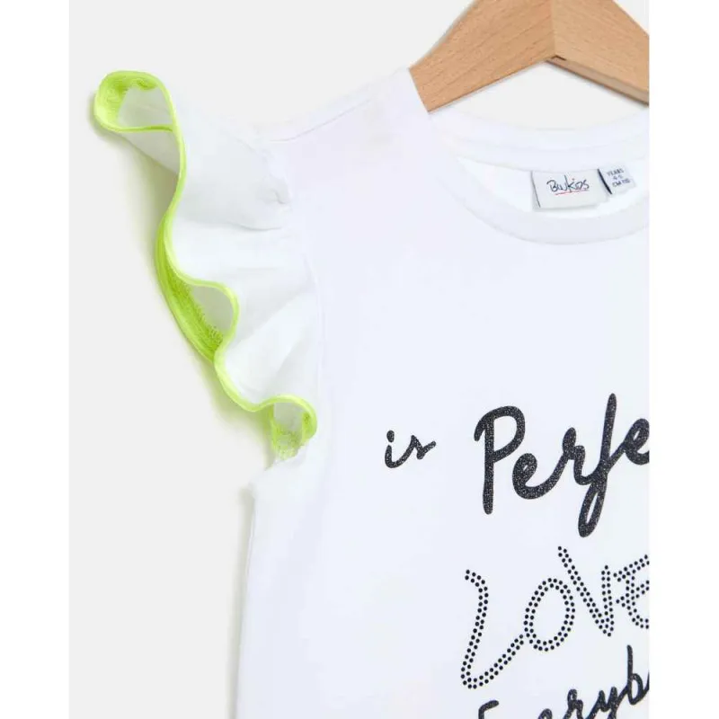 BLUKIDS MAJICA KRATAK RUKAV T-SHIRT S/S BRIGHT WHITE