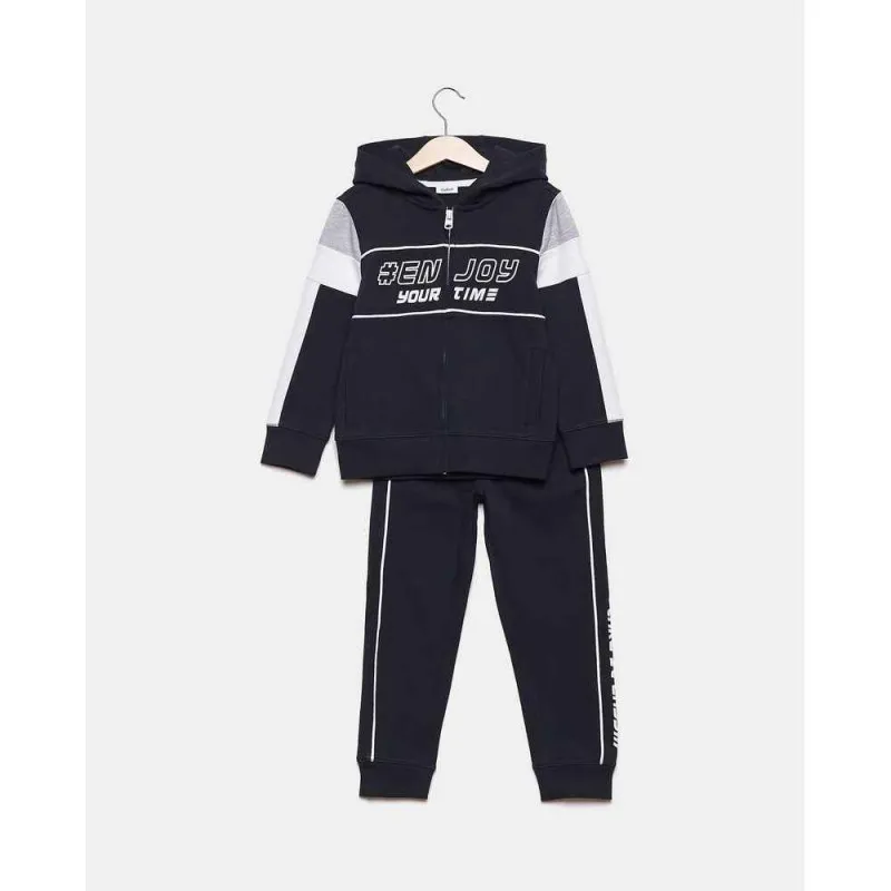 BLUKIDS TRENERKA KOMPLET JOG SET BASALTGR/WHITE/LTG.2