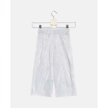 BLUKIDS PANTALONE TROUSERS SILVER 