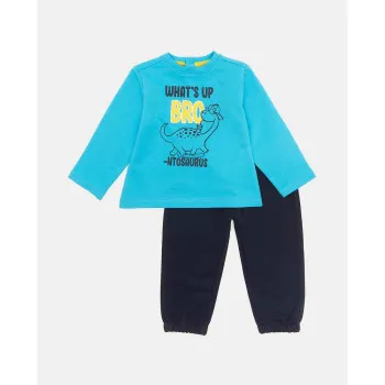 BLUKIDS TRENERKA KOMPLET  JOGGING SET 16-4725+NAVYBLAZER1 