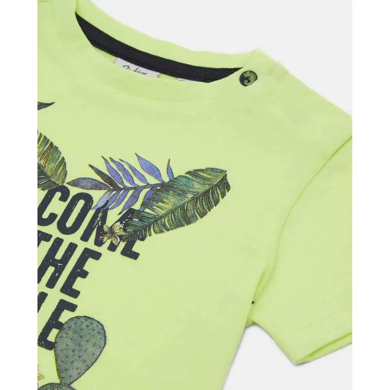 BLUKIDS MAJICA KRATAK RUKAV TSHIRT 909C LT. GREEN FLUO