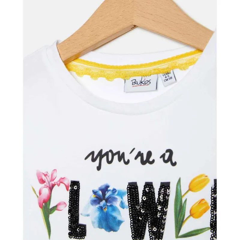 BLUKIDS MAJICA KRATAK RUKAV T-SHIRT BRIGHT WHITE