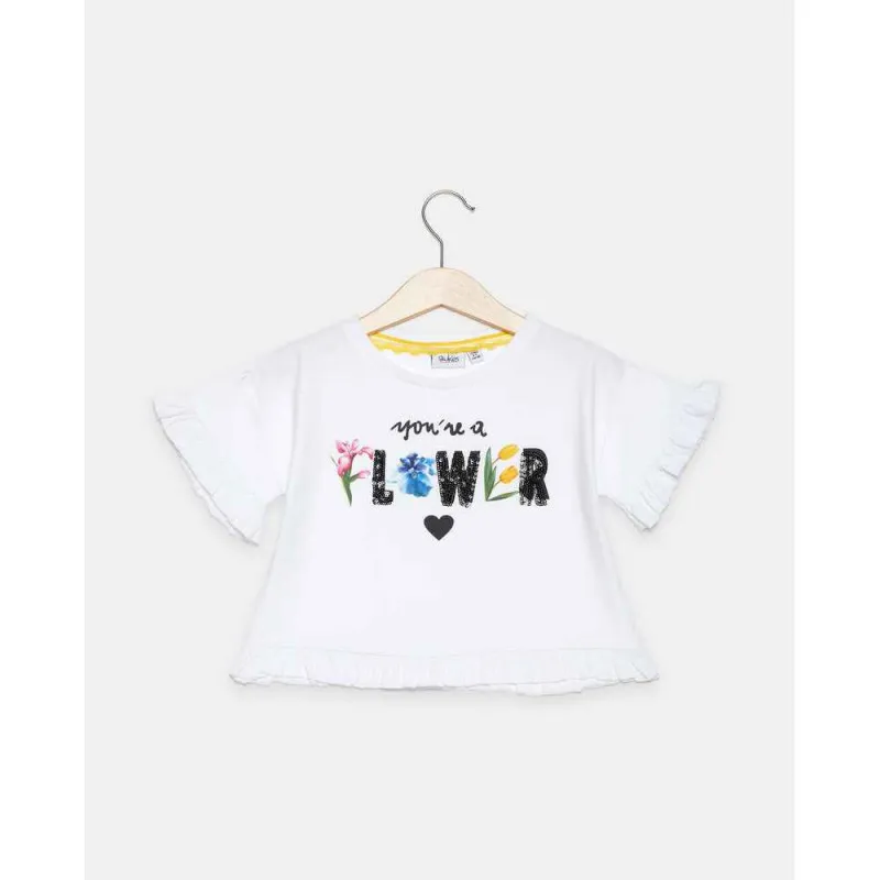 BLUKIDS MAJICA KRATAK RUKAV T-SHIRT BRIGHT WHITE