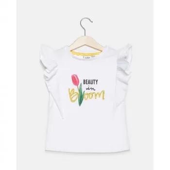 BLUKIDS MAJICA KRATAK RUKAV T-SHIRT BRIGHT WHITE 