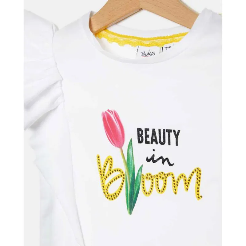 BLUKIDS MAJICA KRATAK RUKAV T-SHIRT BRIGHT WHITE