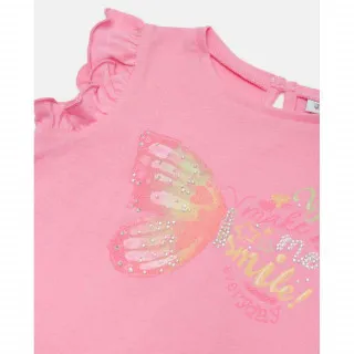 BLUKIDS MAJICA KRATAK RUKAV TSHIRT SACHET PINK