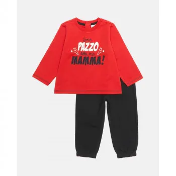 BLUKIDS TRENERKA KOMPLET JOGGING SET HIGH RISK RED 