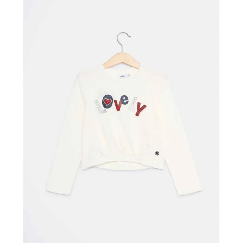 BLUKIDS MAJICA DUG RUKAV T-SHIRT L/S SNOW WHITE 