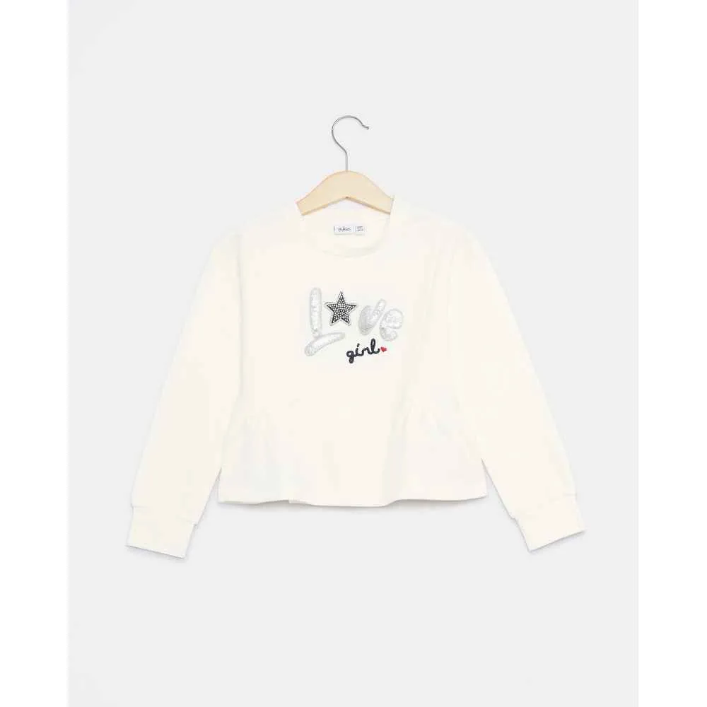 BLUKIDS DUKSERICA SWEATER SNOW WHITE 