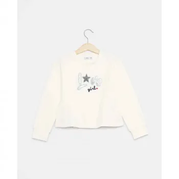 BLUKIDS DUKSERICA SWEATER SNOW WHITE 