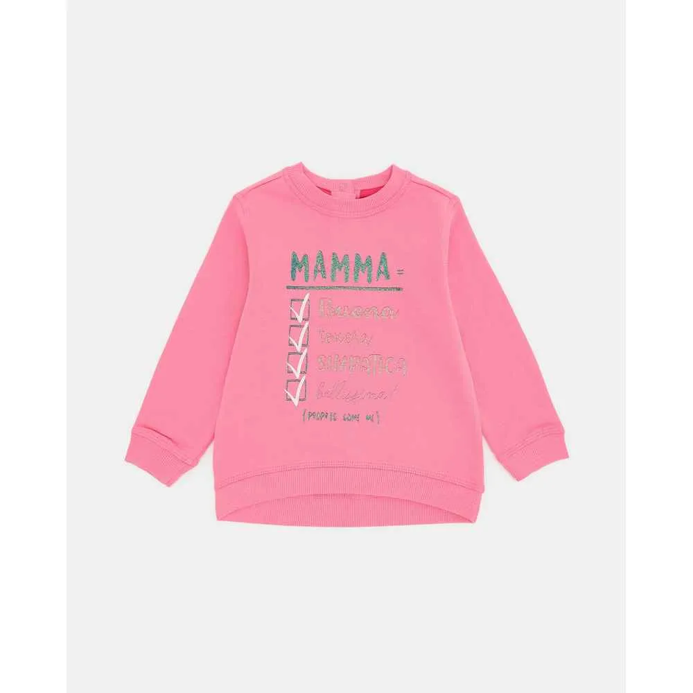 BLUKIDS DUKSERICA SWEATSHIRT SACHET PINK 