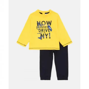 BLUKIDS TRENERKA KOMPLET JOGGING SET MAIZE 