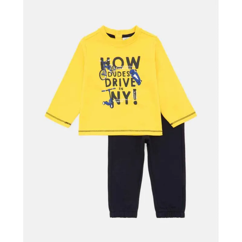 BLUKIDS TRENERKA KOMPLET JOGGING SET MAIZE