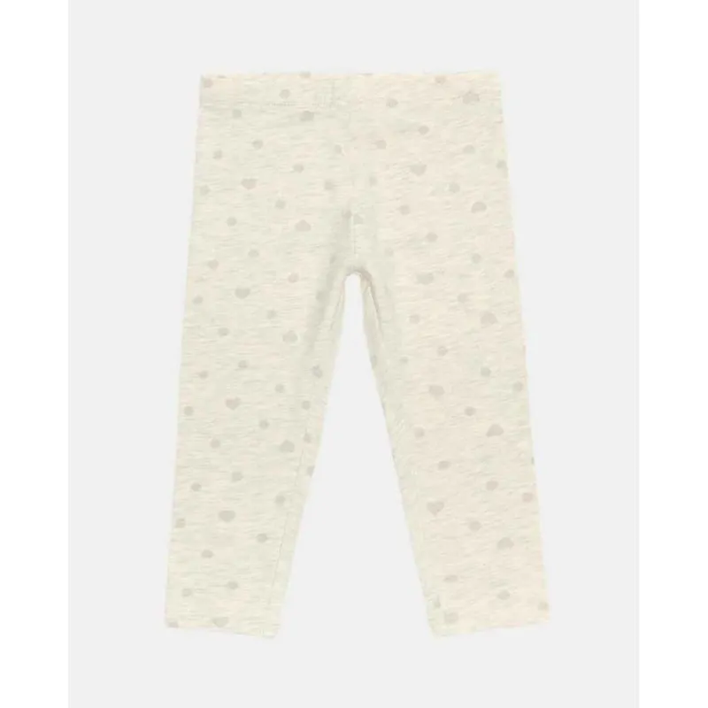BLUKIDS HELANKE LEGGING AOP BEIGE MELANGE