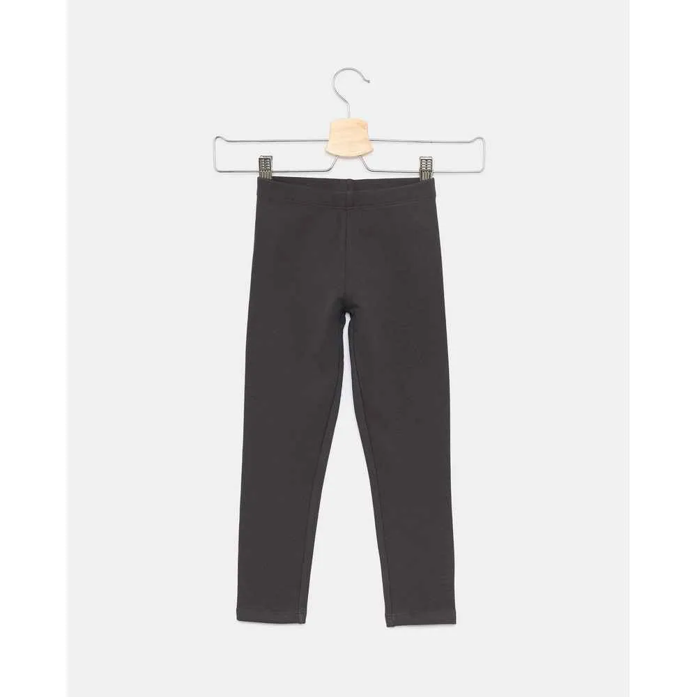 BLUKIDS HELANKE LEGGINGS F/T SOLID METEORITE