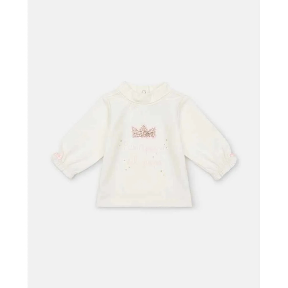 BLUKIDS ROLKA T-SHIRT TURTLENECK BLANC DE BLANC