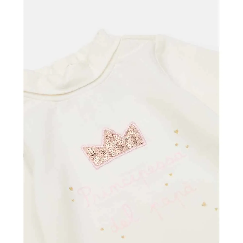 BLUKIDS ROLKA T-SHIRT TURTLENECK BLANC DE BLANC