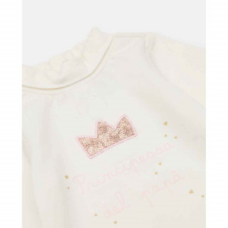 BLUKIDS ROLKA T-SHIRT TURTLENECK BLANC DE BLANC